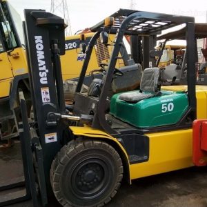 Xe nâng hàng 5 tấn Nhật bãi Kaomatsu FG50